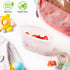 Winrock Reusable 100% Silicone Food Storage Bags, Sandwich Snack Bags New Generation Stand Up Zip Container for Soup and Leftovers, Plastice & BPA...
