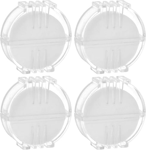 4pcs Beeswax Thread Conditioners Thread Wax Block with Plastic Box for Quilting Sewing, Embroidery Wax Sewing Supplies, White...