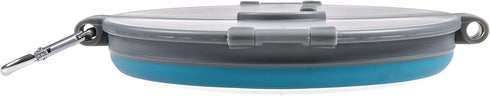 Loving Pets - Bella Roma Portable Travel Dog Bowl Collapsible Dog Food & Water Bowl (Blue, Medium)...