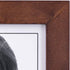 Malden 5x7 Picture Frame - Wide Real Wood Molding, Real Glass - Stonewashed Walnut...