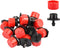 100Pcs 360 Degree Adjustable Irrigation Drippers Sprinklers, 1/4 Inch Emitters Drip for Watering System...