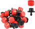 100Pcs 360 Degree Adjustable Irrigation Drippers Sprinklers, 1/4 Inch Emitters Drip for Watering System...