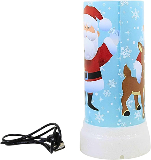 Roman Led Rudolph Santa Candle with Cord...