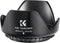 K&F Concept 52mm Tulip Flower Lens Hood for Nikon D3300 D3200 D3100 D5500 D5300 D5200 D5100 DSLR Cameras with AF-S 800mm f/5.6E FL ED VR, AF-S 300...