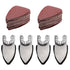 104Pcs Finger Sanding Pads Oscillating Tool Detail Sanding Pads Kit, 100Pcs Finger Sandpaper Sheets 60/80 /100/120 /240 Grits, for Oscillating Too...