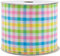 Easter Pastels Gingham Wired Ribbon - 2 1/2" x 10 Yards, Christmas, Wedding Décor, Baby Shower, Gender Reveal, Birthday, Spring, Summer...