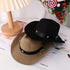 2Pcs Pet Dog Costume Cowboy Hat Cosplay Cap, Pet Party Decoration West Cowboy Hats Pet Accessories for Puppy...