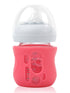 Olababy Silicone Sleeve for Avent Natural Glass Baby Bottles (4 oz, Pink)...