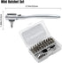 SHARDEN 32 in 1 Ratchet Screwdriver Bit Set with Right Angle Offset 1/4" High Torque Driver Handle, Socket Adapter, Extension Bit Holder, S2 Multi...
