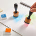 52 Pieces Mini Ink Blending Tools with Replacement Foam Pads Ink Pads Detail Blending Tools and 24 Colors Craft Ink Pad Stamps for Distressing Scr...