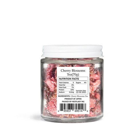 NESTLADY Edible Salt Pickled Sakura, Pickled Sakura Cherry Blossoms, ????70g / 2.47oz...