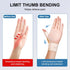 Ultrathin Thumb Brace for Arthritis, Tendonitis, Repetitive Strain, Sprains, Carpal Tunnel - Pain Relief and Thumb Support - Trigger Thumb Splint ...