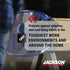 Jackson Safety GPL500 Safety Goggles with Flip Up/Detachable Blue Face Shield - Eye Protection Goggles Over Glasses for Men & Women - Anti-Fog, Cl...