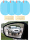 4PCS Car Rearview Mirror Film, 5.31"x3.74" Waterproof Rainproof Transparent Protective Sticker, HD Protective, Universal Car Windows, Rearview Mir...