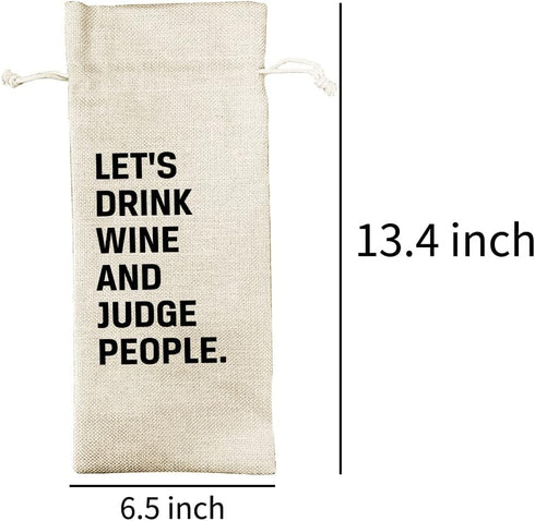 Valentine's Day Wine Bag Gift Bag for Valentine's Day, Gift Idea for Wife, Husband, Him, Her, Girlfriend, Boyfriend, Anniversary, Birthday, 1 Pcs ...
