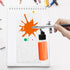 T Tulead Plastic Jar Bottles 30ml Dual-Action Adapters Airbrush Bottles Pack of 10 with Caps...