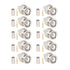 10 Pack 50 Ohm BNC Male Crimp Connector,BNC/Q9 Connector for RG58/RG142/RG400/LMR195/KSR195/3D-FB Cable...