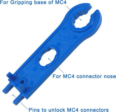 30PCS Solar Connectors Male Female with Dual Spanners IP67 1000V 30A Waterproof Solar Panel Cable Connectors (15 Pairs)...