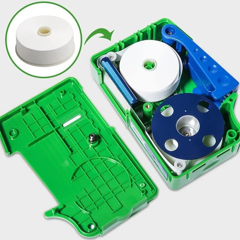 Cassette Fiber Optical Connector Cleaner,Fiber Optic Cleaning for 1.25mm/2.5mm,SC,FC,ST,MU,LC, Fiber Optic Cleaning Box Cleans Over 500 Times...