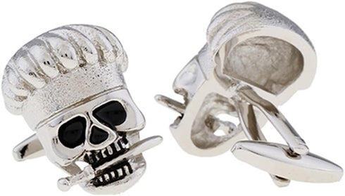 Chef Cook Skull Cufflinks...