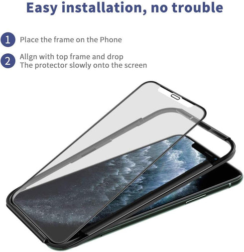 Matte Screen Protector for iPhone 11 Pro/X/Xs Anti Fingerprint&Glare Tempered Glass...