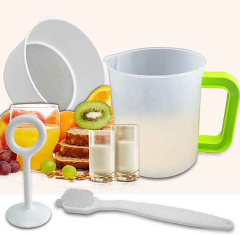 Greek Yogurt Strainer Nut Milk Bag, Toufu Strainer, Fruit Juicing, Sprouting, Stainless Steel Fine Mesh Filter, BPA Free for Food (1.5 Quart Small...