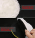 Gracefur 5 Pcs 5 Inch Lambs Wool Polishing Pads with Hook and Loop Back, Soft Sheepskin Buffing Pads for Vehicles, Boat, Furniture, Floors and So ...