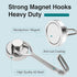 TRYMAG Magnet Hooks, 25LBS Swivel Neodymium Magnetic Hooks for Hanging, Rare Earth Magnet Hook for Refrigerator, Kitchen, Locker, Cruise Cabin, Do...