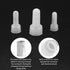250 Pcs Closed End Crimp Connectors, 22-16/16-14/12-10 AWG Gauge Nylon Insulated Closed End Wire Crimp Cap Wire Connectors, Crimp Cap Terminals Co...