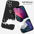 for iPhone 13 Case Cute Slim Shockproof Phone Case with Wireless Charging Support and Protection, Black...