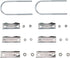 Double Antenna Mount Clamp U-Bolt Mounting Hardware Antenna Mast Clamp V Jaw Bracket Accessories Anti-Rust Finished for TV CB Ham Outside Home Ant...