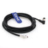 Eonvic Industrial M8 4 Pin A-Code Female Right Angle to Open Connector Molded Shielded Aviation Sensor Cable Waterproof IP67 Cat 5e High Flex Cabl...