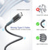 Adaptive Fast Charging Wall Charger with USB C Cable 10Ft, Excgood Fast Charger Power Adapter USB Type C Cable Fast Charging Compatible with Galax...