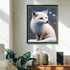 MOER SKY White Fox in Snow Diamond Painting Kits, Fox Animal Diamond Painting 5D Round Diamond Cross Stitch Adult Children Family Easy Interactive...