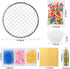 HOLICOLOR 110pcs Slime Making Kit, Add Ins, Accessories, Glitter, Foam Balls, Fishbowl Beads, Sequins, Shells, Candy Charms, Cups for Slime Party...
