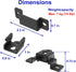 JINGer Universal Speaker Wall Mount for Sony, Vizio, Samsung, Roku, and More Sound Speakers, Speaker Brackets for Rear Satellite Speakers or Sound...