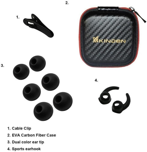 Anti-Radiation Headphones Air Tube Headset Radiation Free Earbuds with Microphone Binaural Acoustic Stereo Alumium Metal Housing Wired in-Ear Hand...