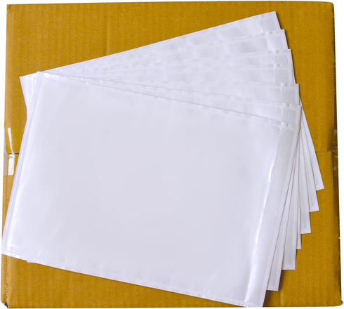 100 PCS 7"x10" Packing List Envelopes - Clear Self-Adhesive Shipping/Mailing Envelope Pouch Enclosed for Packing Slip Invoice Label...
