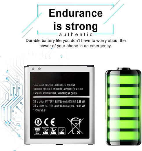 DDONG Replacement Battery EB-BG530BBE for Verizon Samsung Galaxy J3 V 3rd Gen SM-J337V Battery...