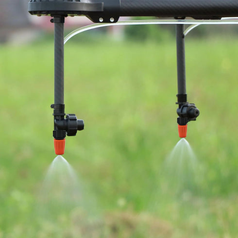 50 Pack Adjustable Atomizing Nozzles, 1/4 Inch Drip Irrigation Parts Sprayers Drippers, Drip Irrigation Spray Emitters, for Garden Greenhouse Agri...