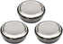 GARASANI 3 Pack Korean Traditional Stainless Steel Good Fortune Rice Bowl with Lid Set (Silver 3Pcs)...