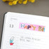 Happy Birthday Washi Tape,5/8" x 393 inches(15mm*10M) Happy Birthday Washi Tape, Masking Tape Craft Supplies Tape for Scrapbooking DIY Craft Decor...