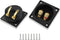 2-Way Speaker Box Terminal Cup, 2.2 Inch Square Stereo Screw Cup Connectors, Home Stereo Screw Cup Connectors, Pack of 2...
