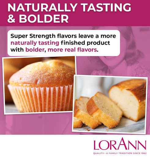 LorAnn Oils Super Strength Flavoring - Used For Candy Making, Flavoring Extracts, Baking, Hard Candy, and Flavor Oils - Bold, Natural Flavors 4X S...