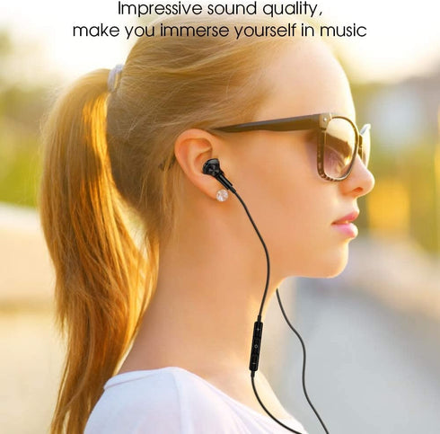 USB C Headphones, Type C Earphones for Samsung Galaxy S20 S21 S22 S23 S24 FE Ultra Apple iPhone 15 Pro Max iPad Magnetic Wired Earbuds Microphone ...