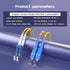 7.5Meters 25ft LC/UPC-SC/UPC Single-Mode Fiber Optic Cable LC to SC OS2 Jumper Optical Patch Cord Duplex 9/125um Yellow LC-SC...