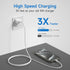 iPhone Charger Cable,3Pack (MFi Certified) Data Sync Charging Cords with 3Pack USB Wall Charger Travel Plug Adapter Compatible with iPhone 14Pro/1...