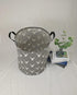 KUNRO Large Sized Storage Basket Waterproof Coating Organizer Bin Laundry Hamper for Nursery Clothes Toys (Grey deer)...