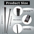 10 Pcs Angled Eyebrow Eyeliner Brush Set, Flat Eyebrow Brush Applicator, Fine Angled Eyebrow Tint Brush, Ultra Thin Angled Eyeliner Eyeshadow Eyeb...