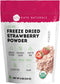 Kate Naturals Freeze Dried Strawberry Powder for Baking, Camping & Drinks. Natural Strawberry Flavoring for Cakes, Icing & Smoothies (4 oz, Organi...